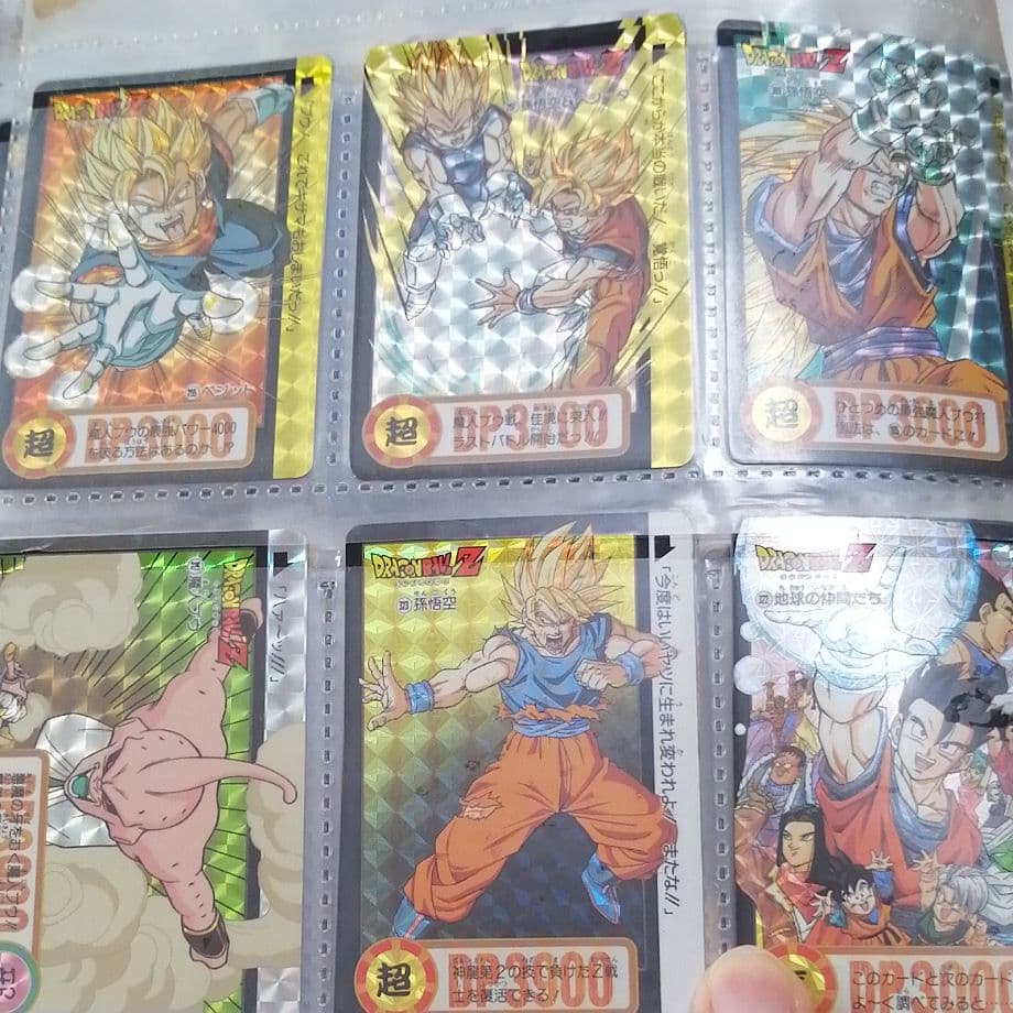 全種類ドラゴンボール カードダスキラセット6枚
