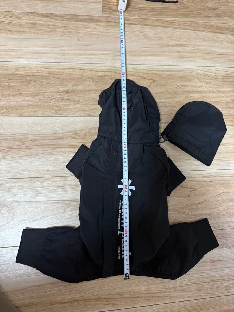  peak 黒 レインコート Lサイズ