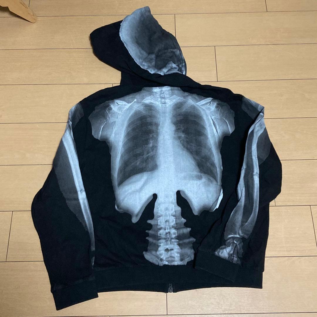 IKUMI イクミ　レントゲン　スケルトンパーカー　ビッグシルエット