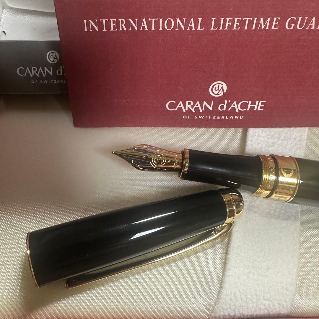 caran d'ache レマン ブラック 旧形 万年筆 M