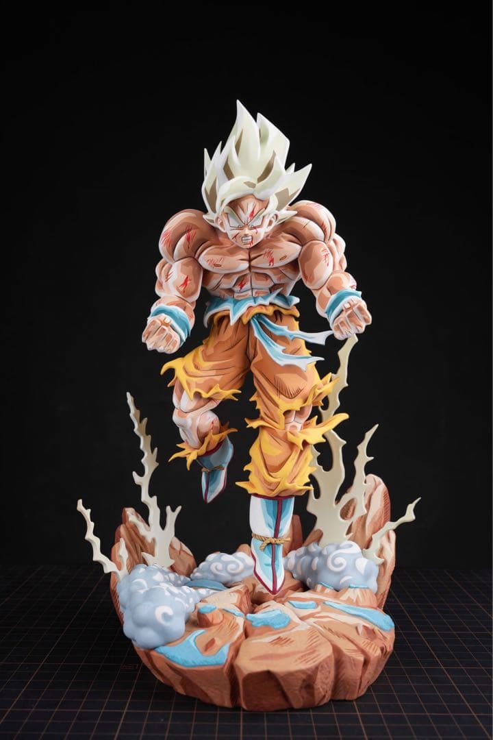 超サイヤ人 孫悟空 二次元彩色ペイント「すべての終わり」ドラゴンボールフィギュア