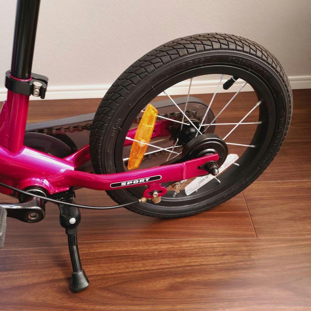 たのメル便【美品】STRIDER14xストライダー フューシャピンク スタンド付