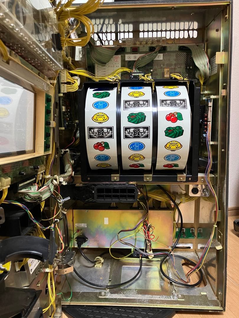 【送料無料】パチスロ 押忍！番長 初代 オートプレイ付き不要機 実機