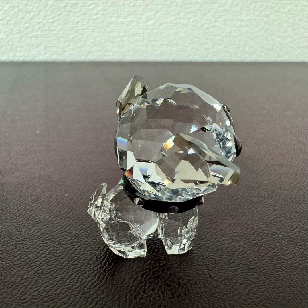 廃盤 SWAROVSKI スワロフスキー パグ 犬 置物 インテリア 小さ可愛い