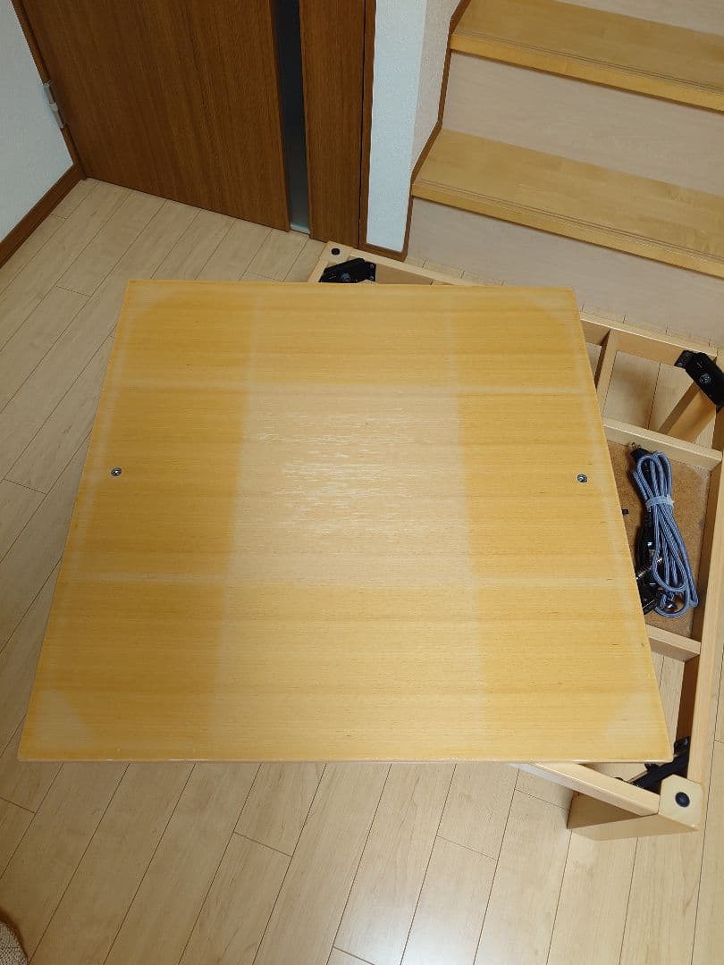 無印良品 こたつにもなるローテーブル MK-758 ニトリこたつ布団のおまけつき