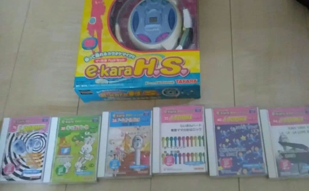 TAKARA e-kara H.S. eカラヘッドセット　カセット6本付き