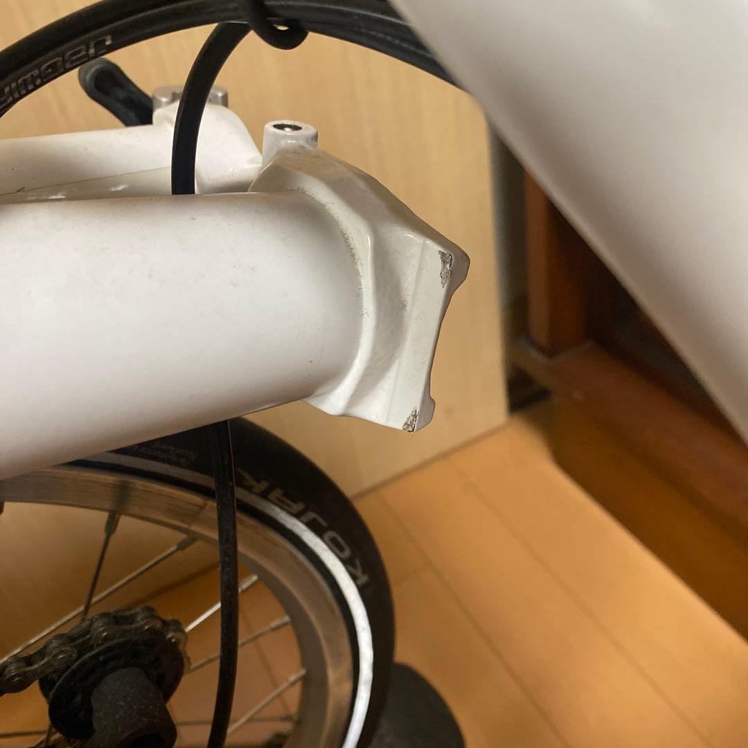 BROMPTON S6R ホワイト　プロンプトンの折りたたみ自転車