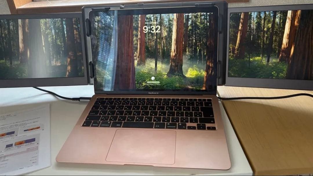 Kwumsy P2S トリプルモニター ノートPC用拡張ディスプレイ