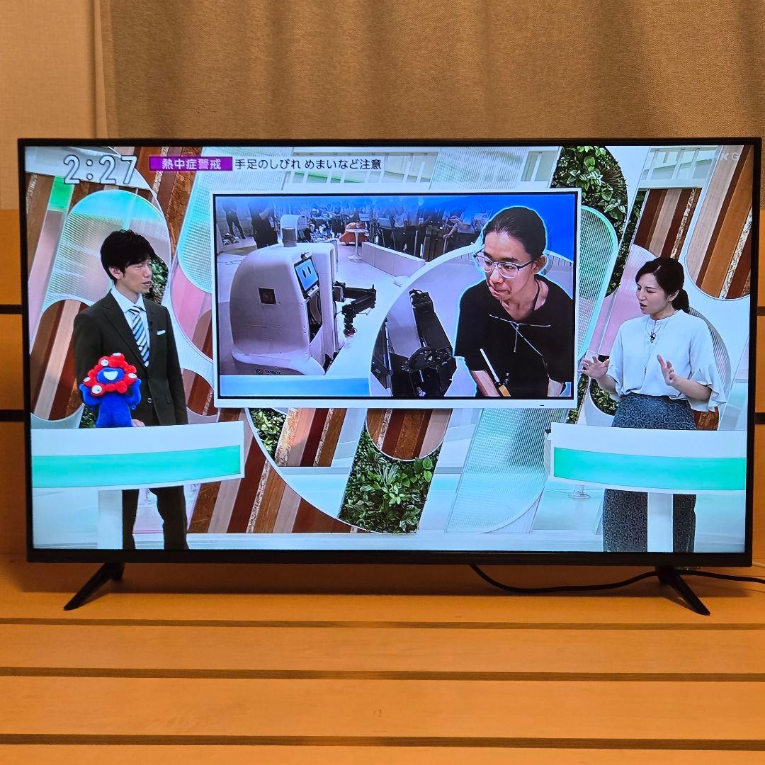 ASTEX 43V型 4K/HDR対応 ベゼルレス液晶テレビ AX-KH43T