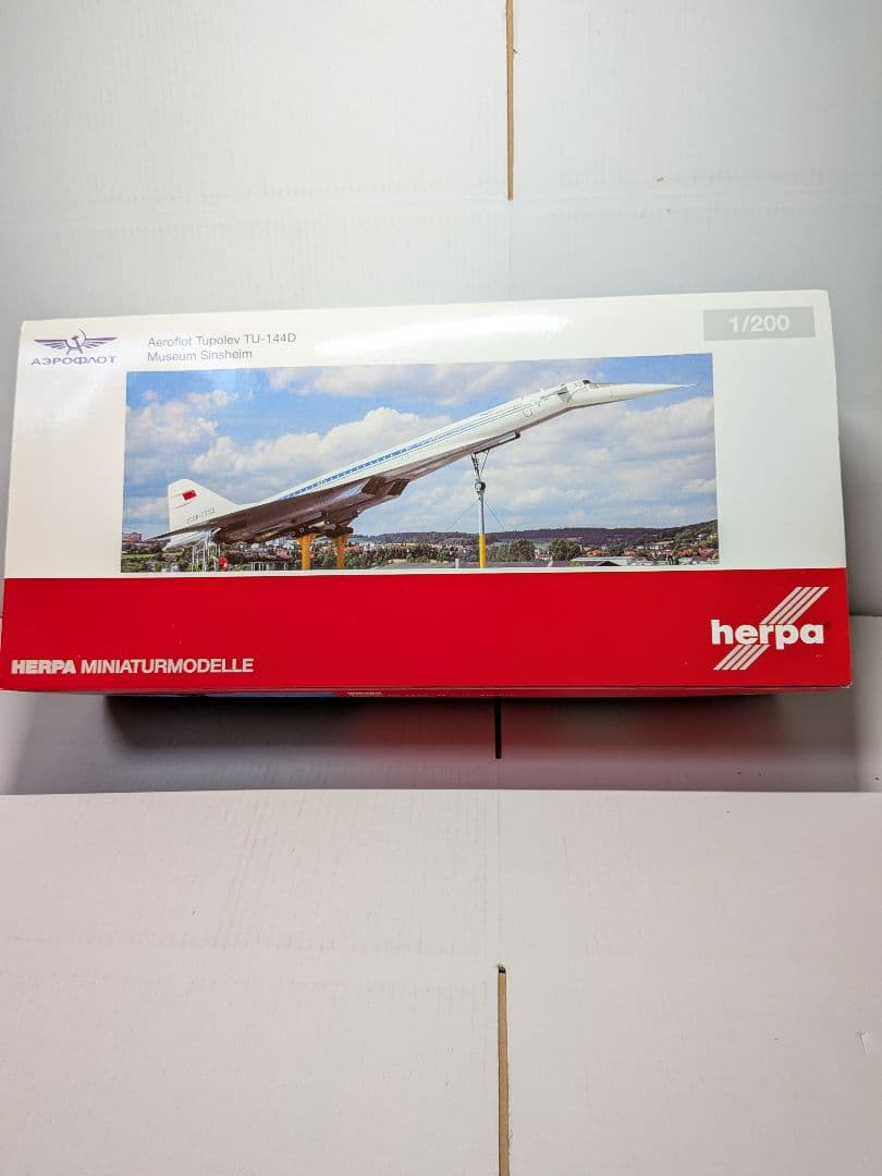 1/200 ヘルパ ツポレフTU-144D アエロフロート ジンスハイム博物館