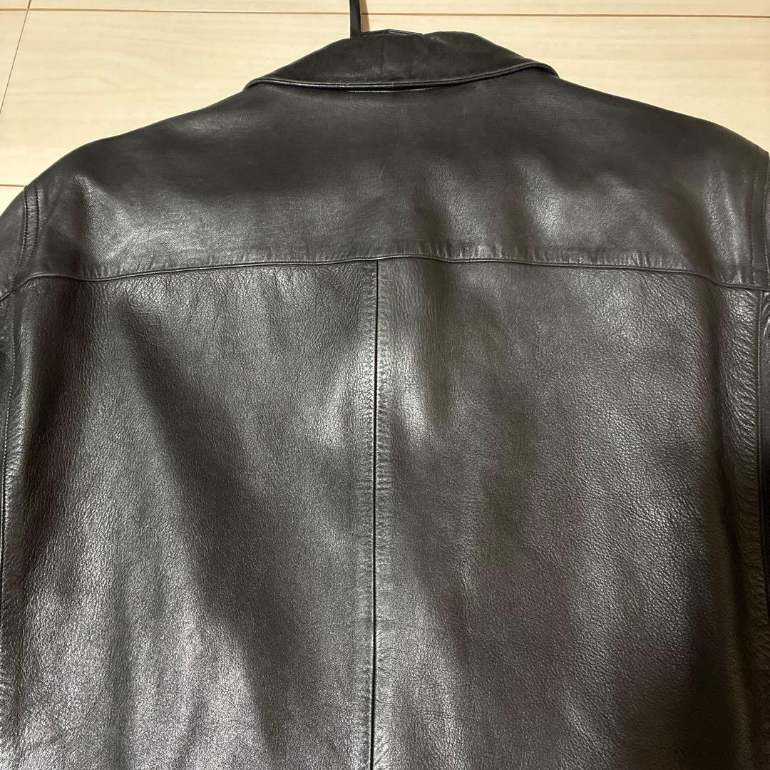 アニエス・ベー・オム LEATHER JACKET サイズ0