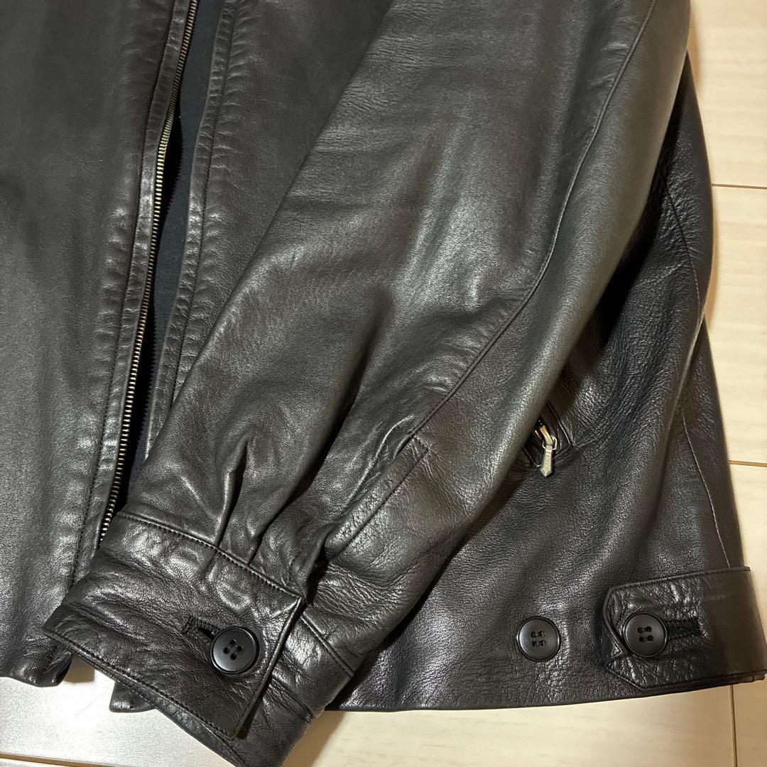 アニエス・ベー・オム LEATHER JACKET サイズ0