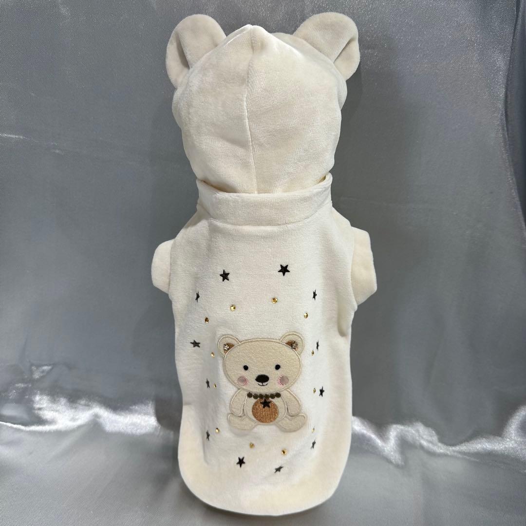 for pets only フォーペッツオンリー　フーディくまウェア　S