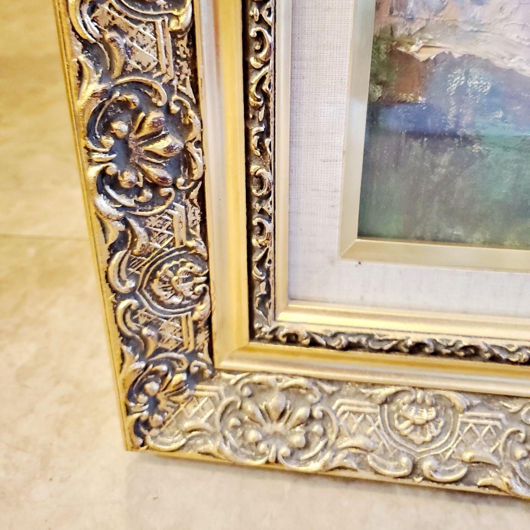 アンティーク　額縁　大きめ　絵画