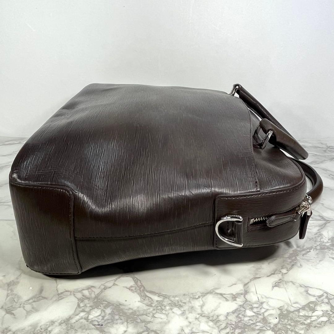 ペッレモルビダ ビジネスバッグ 2way 濃茶 キャピターノレザー 斜めがけ