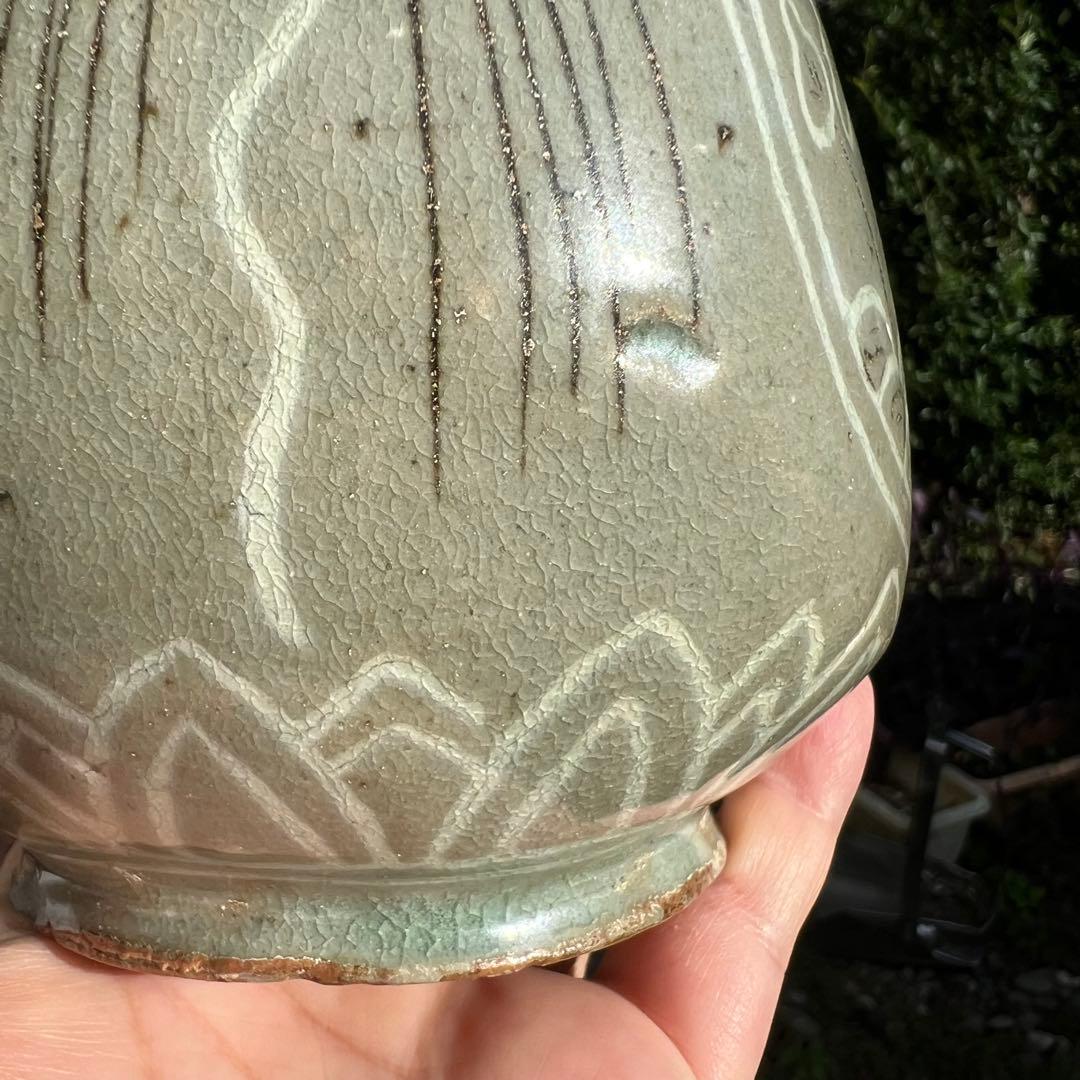 高麗青磁 李朝 韓国 朝鮮 骨董 古美術 壺 瓶