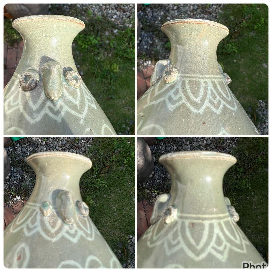 高麗青磁 李朝 韓国 朝鮮 骨董 古美術 壺 瓶