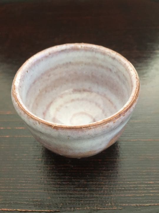 萩ぐい呑　吉賀将夫 作（吉賀大眉ご子息）