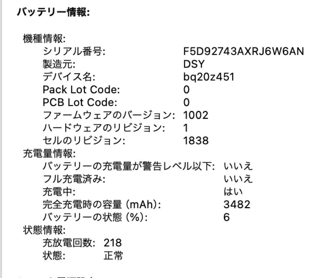 MacBook Air 2019 Retina 13インチ