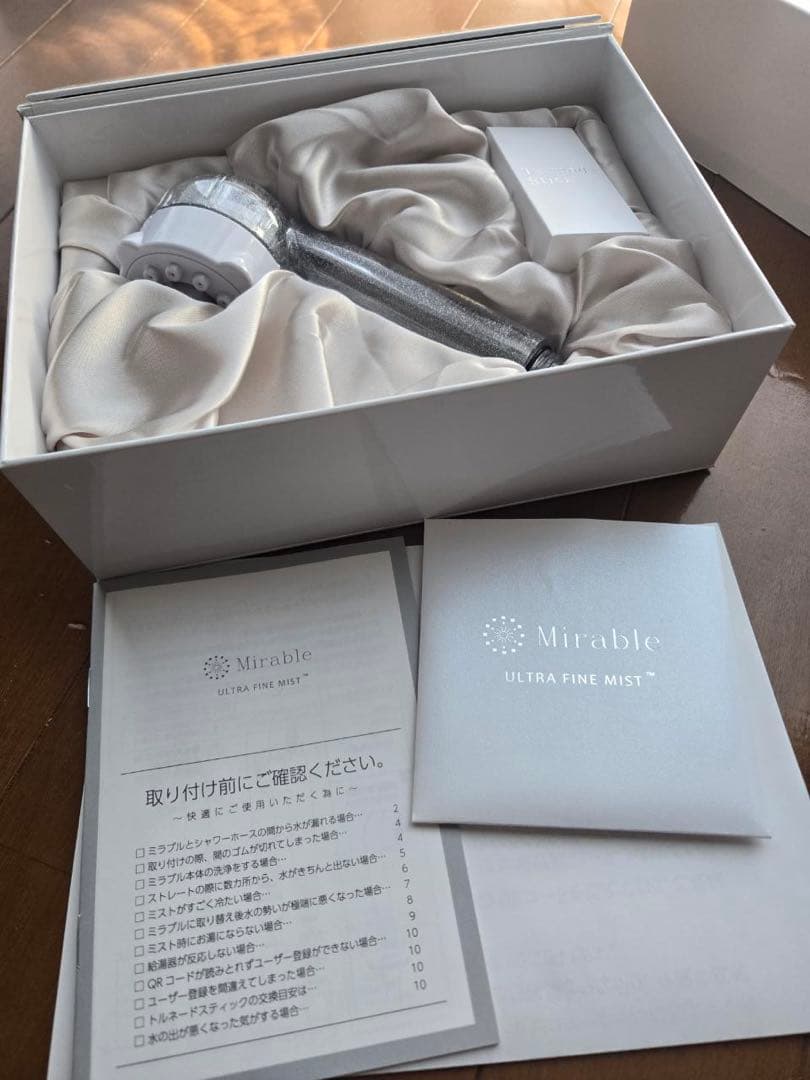 Mirable Ultra Fine Mist 新品ミラブルシャワーヘッド