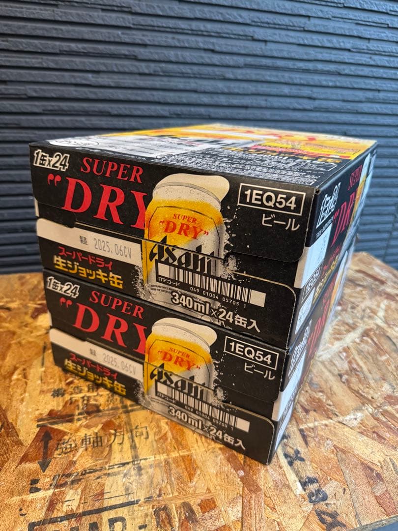 生ジョッキ 缶スーパードライアサヒ ビール340ml48本 フルオープン生ビール