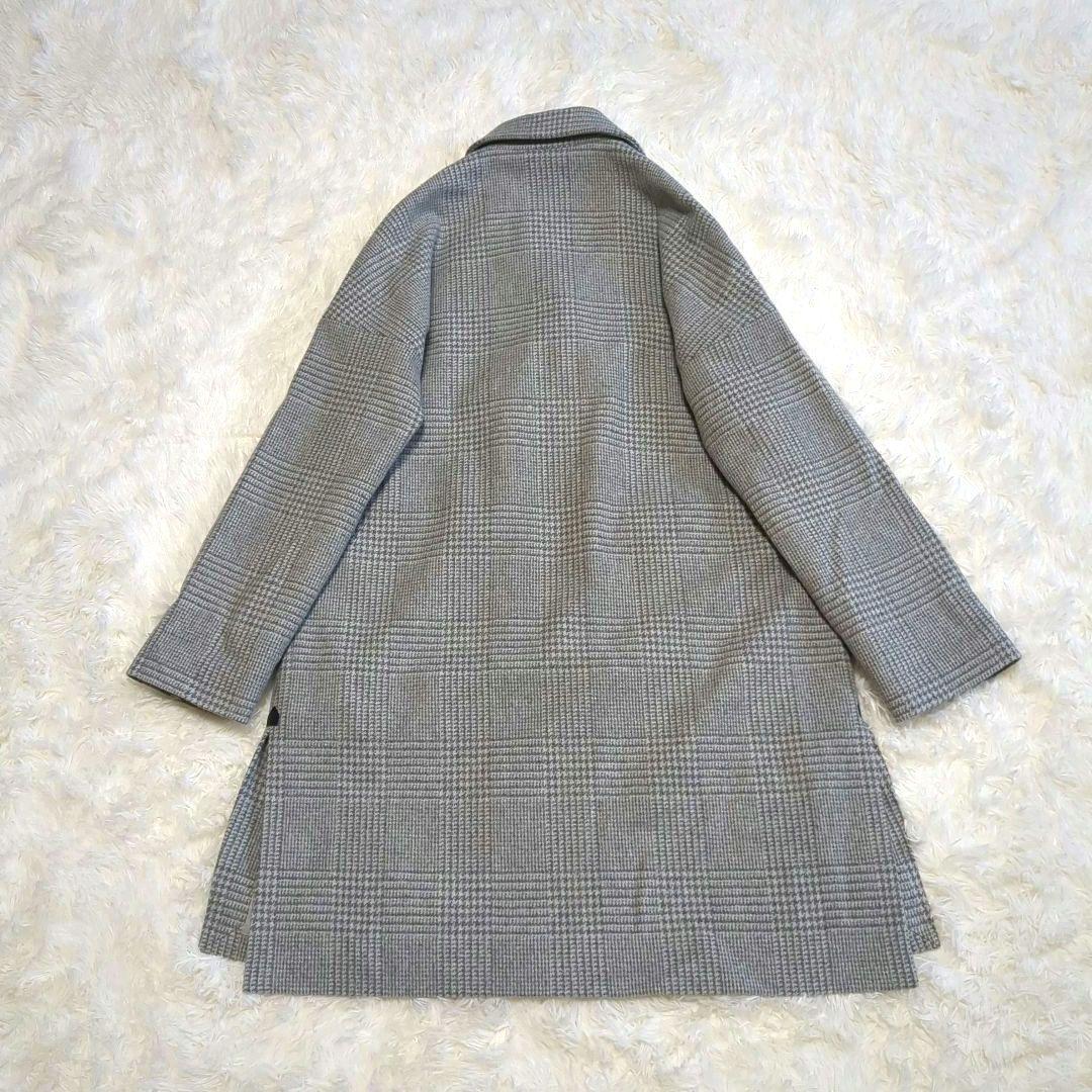 専用極美品✨MORABITO BLANC チェスターコート グレンチェック