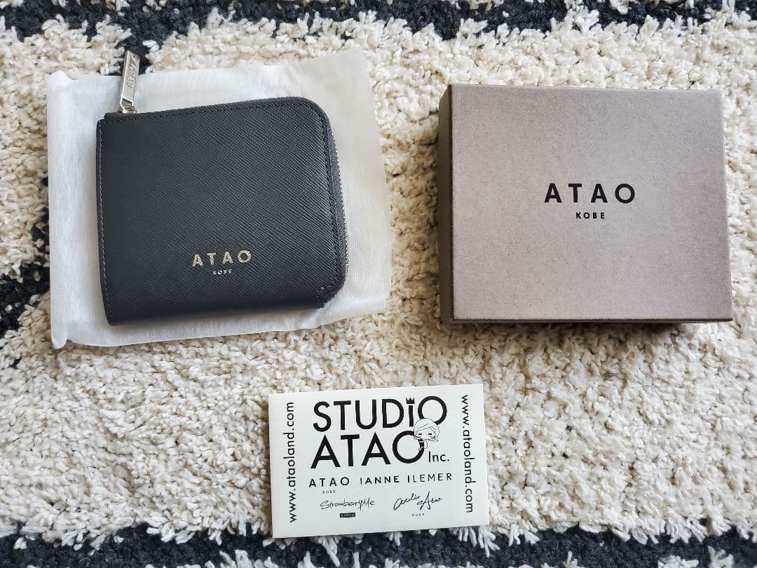 ATAO チェス ミニ財布 シェードグレー