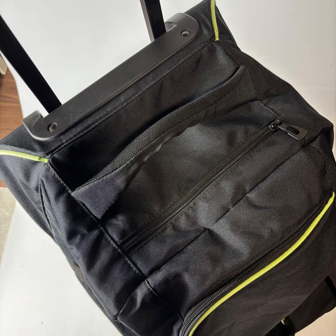 レアサイズ ナイキ キャリーケース 2輪 軽量 黒　イエロー　ゴルフ　遠征