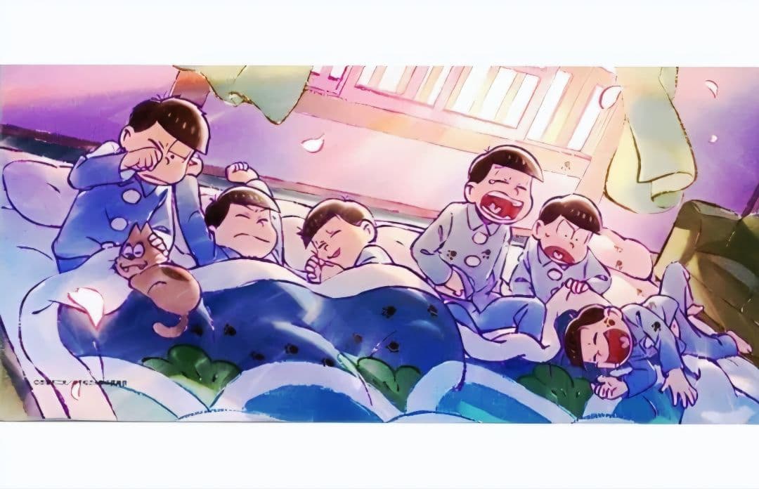 ★おそ松さん★エンスカイ限定/受注生産★ファブリックパネル★春の夜明け★新品★