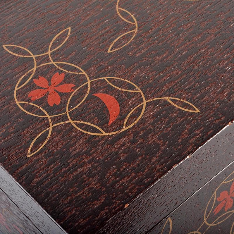 溜柿合ヘギ目　七宝蒔絵　茶箱　京焼　加藤昌山造　茶碗　棗など　八点　VR6757