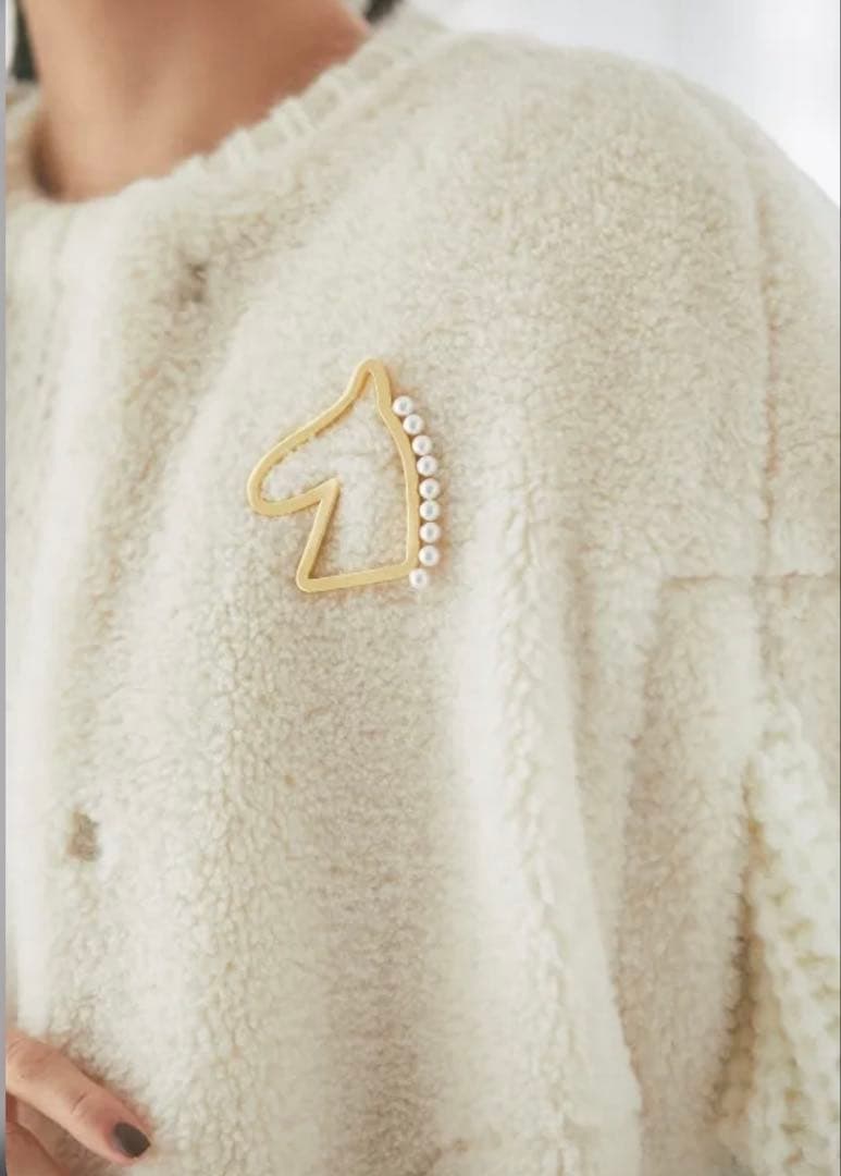 専用　SEVEN TEN by miho kawahito ブローチ　お馬さん