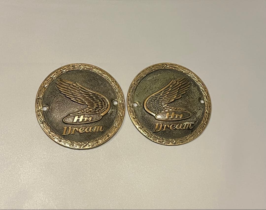 ペ*シ様 ホンダ HONDA 真鍮 エンブレム タンク マーク ホンダドリーム