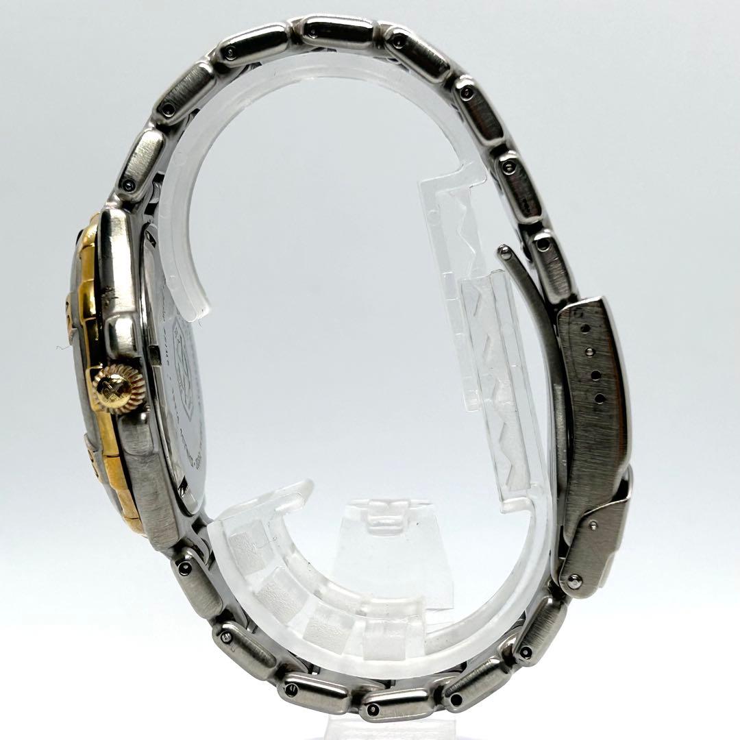 新品電池 稼働 ゾディアック QZ デイ SS メンズ 腕時計 シルバー