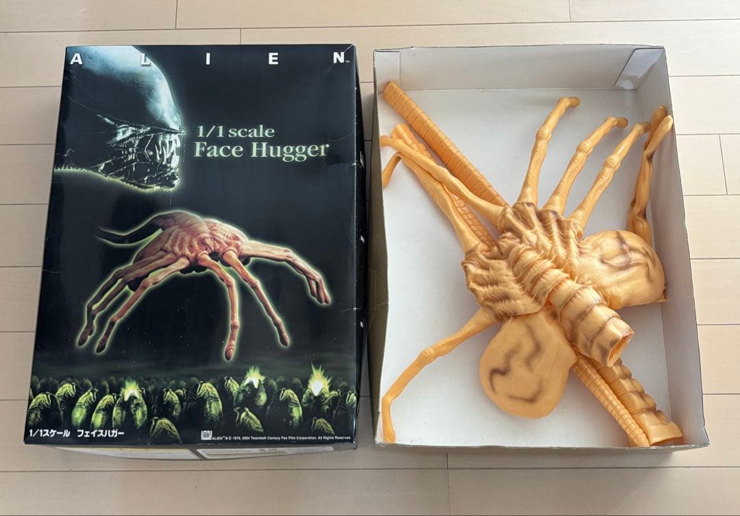 ALIEN/フェイスハガー/フィギュア/エイリアン/原寸/ソフビ/アオシマ/箱付