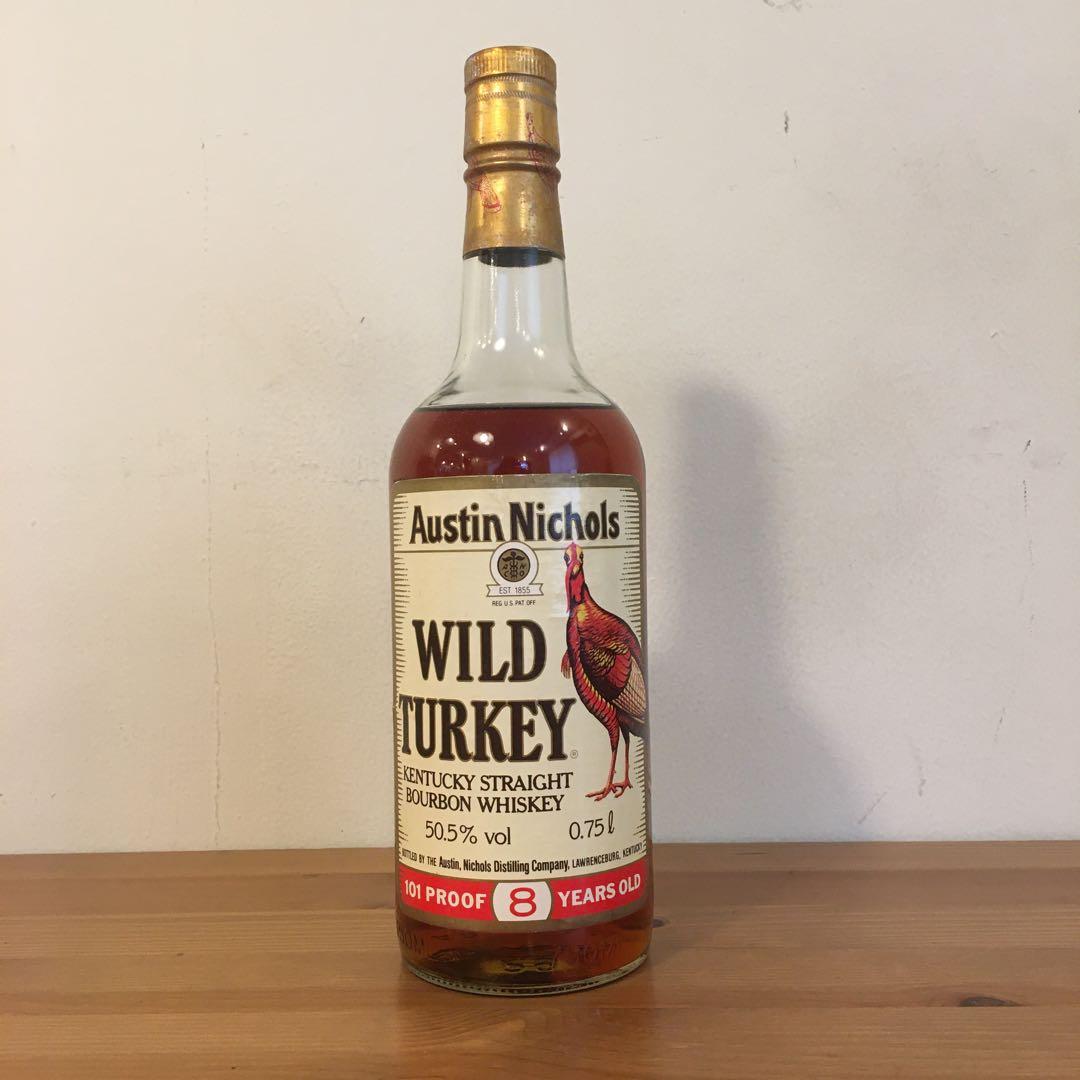 古酒 WILD TURKEY 8 Years Old 0.75L 金キャップ