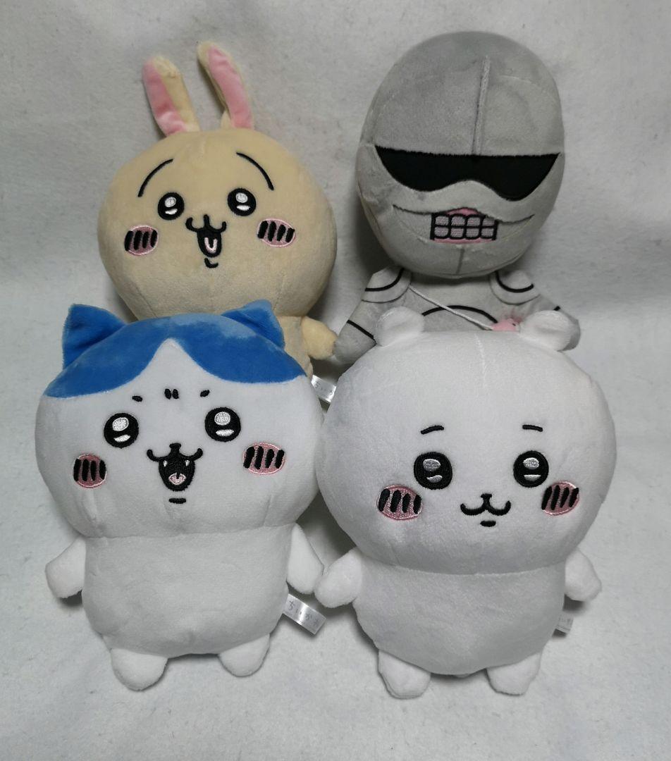プライズ品　ちいかわ　ボイスつき　ぬいぐるみ　4体セット