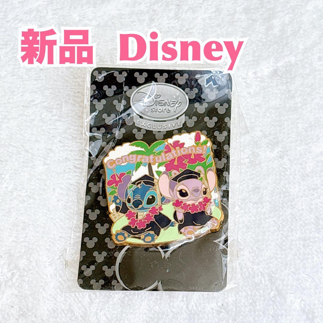 【希少限定】スティッチ エンジェル 卒業式 ディズニーストア ピンバッジ