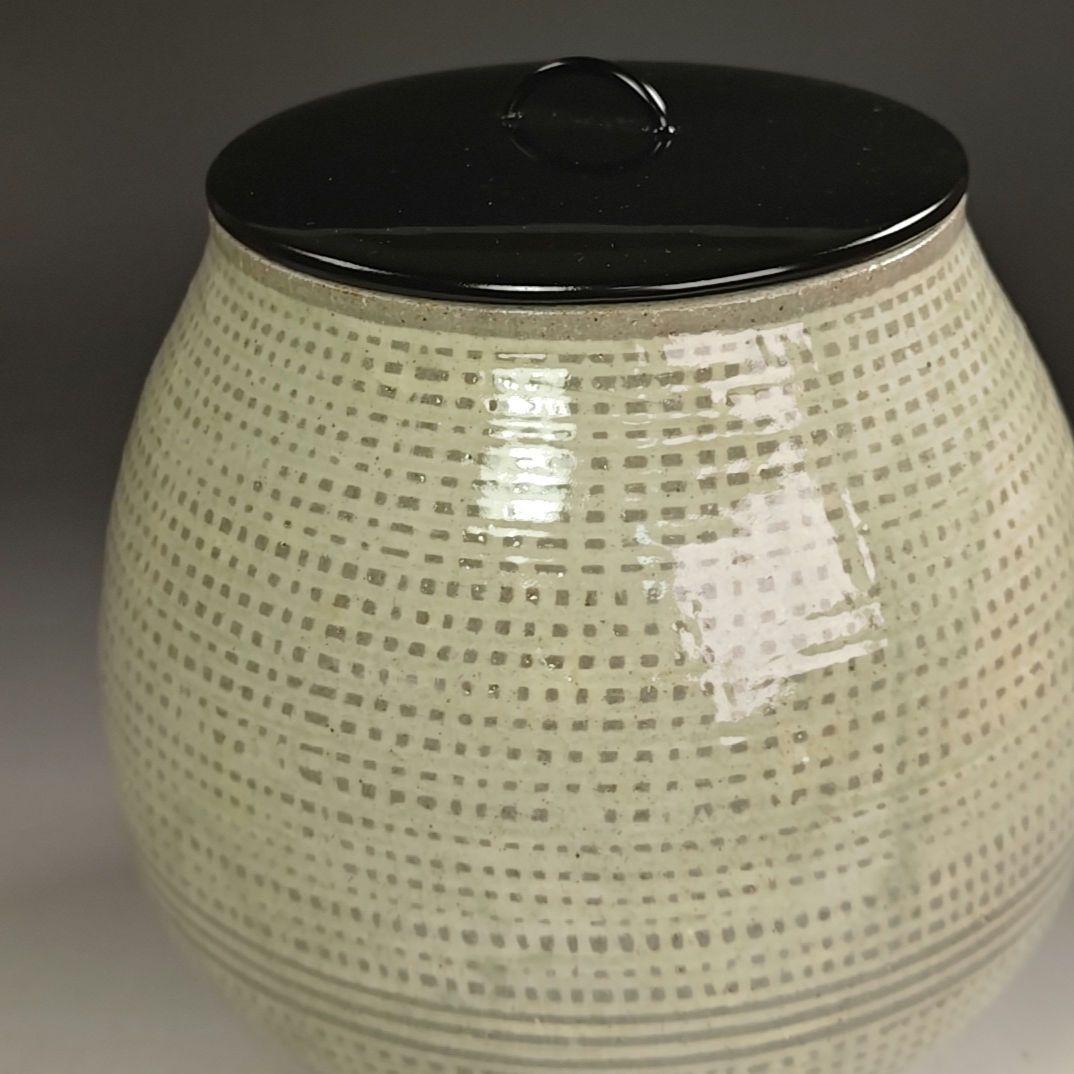 ウ294 水指『福森比路志』『三島芋頭水指　共箱』茶道具