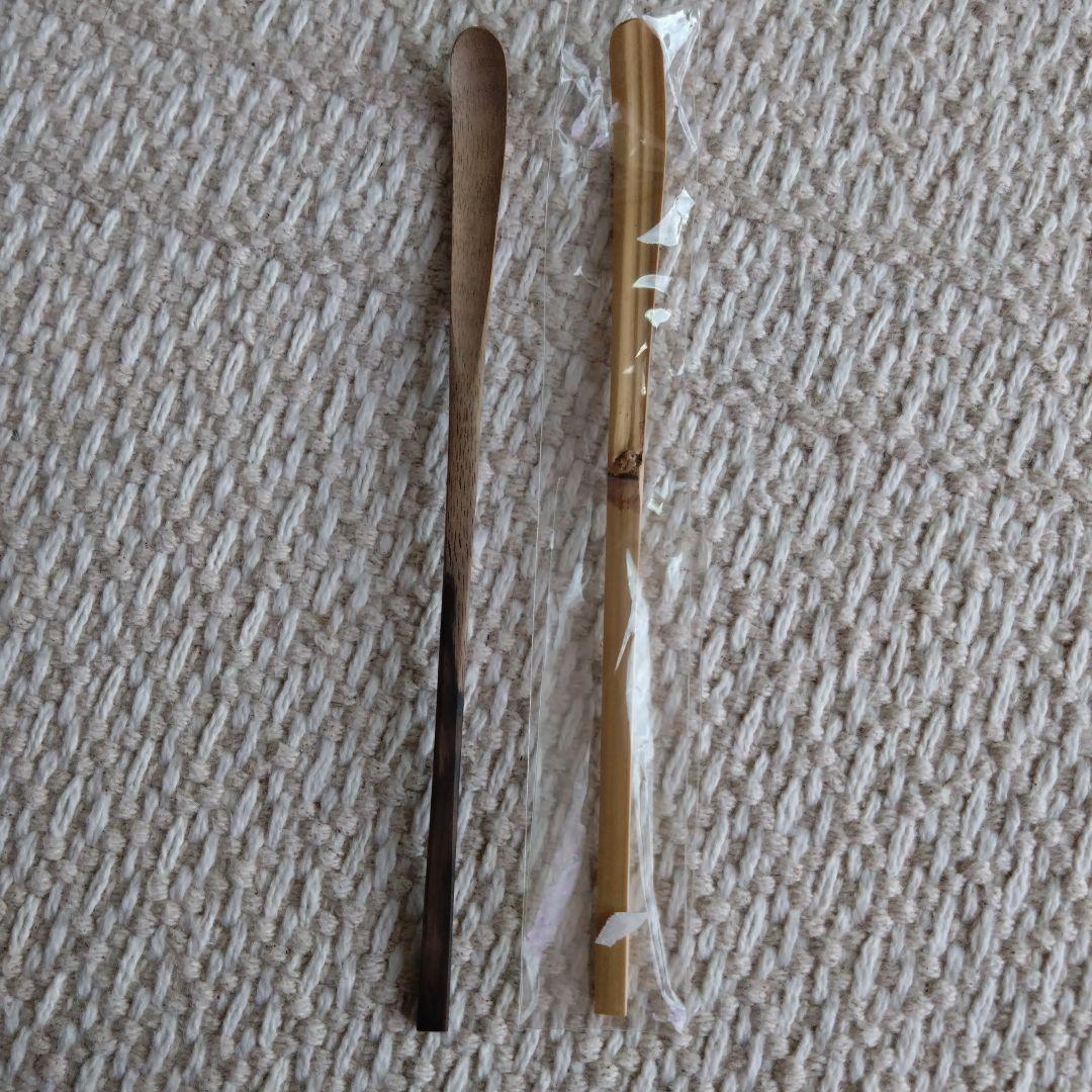 未使用 茶杓 木製 茶道具