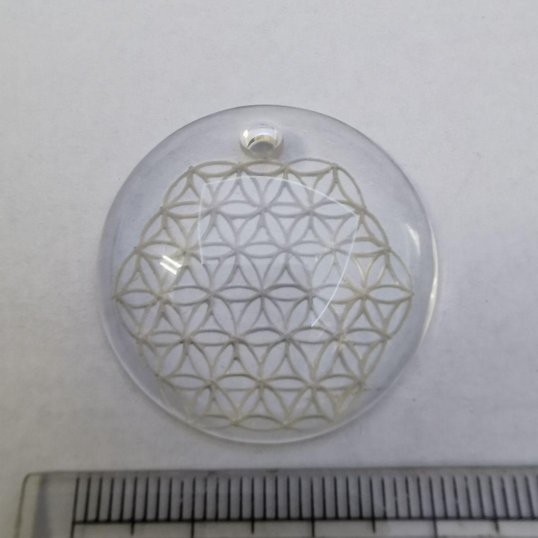 花曼荼羅フラワーオブライフ（生命の花）ヒマラヤ水晶ガネーシュヒマール