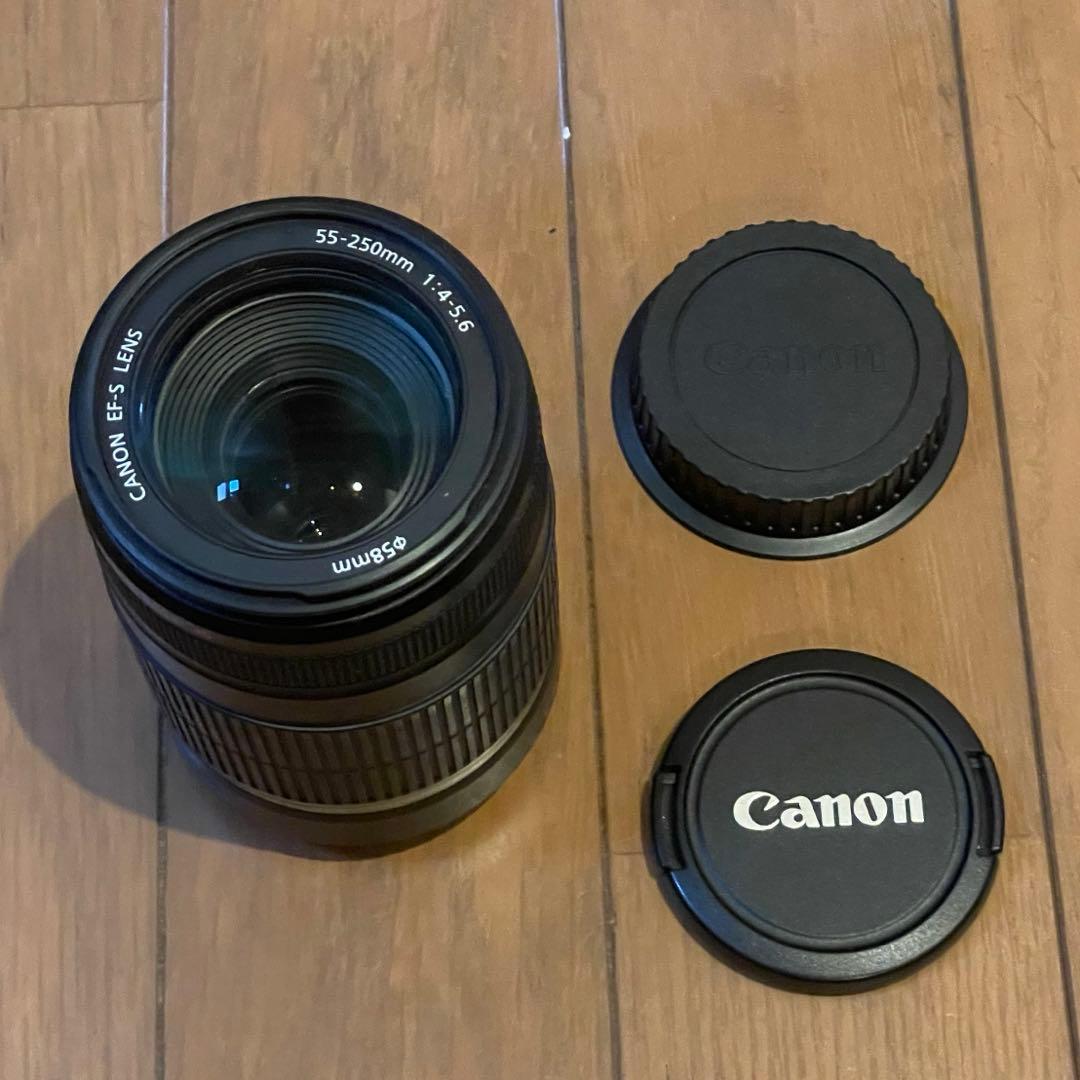 ほぼ新品 キヤノン Canon EF-S 55-250mm f/4-5.6 IS