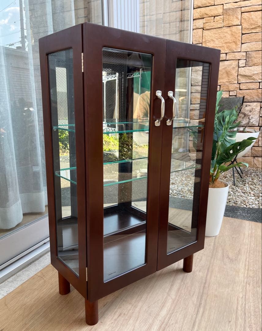 モダン　ショーケース　飾り棚　ガラスケース　キュリオケース　コレクションケース