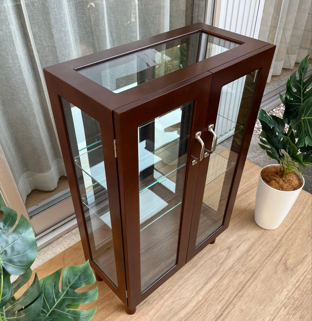 モダン　ショーケース　飾り棚　ガラスケース　キュリオケース　コレクションケース