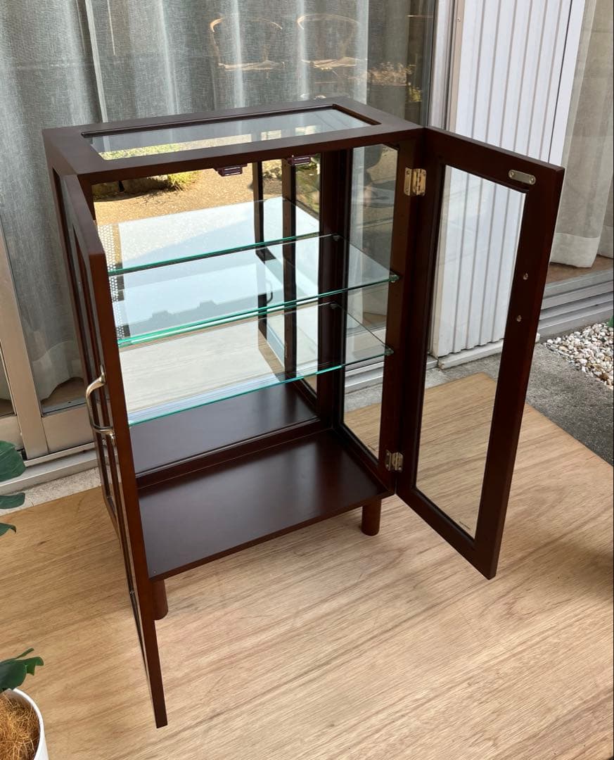 モダン　ショーケース　飾り棚　ガラスケース　キュリオケース　コレクションケース