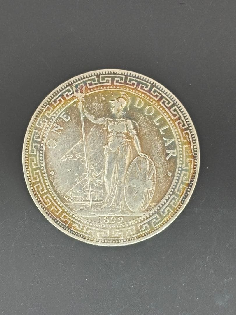 イギリス貿易銀　希少な1899年 ！ ONE DOLLAR 