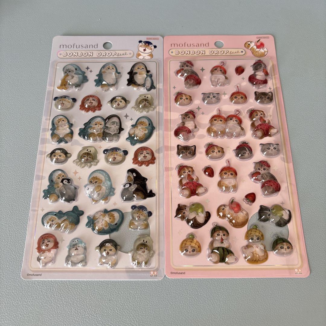 【正規品】ボンボンドロップシール mofusand モフサンド