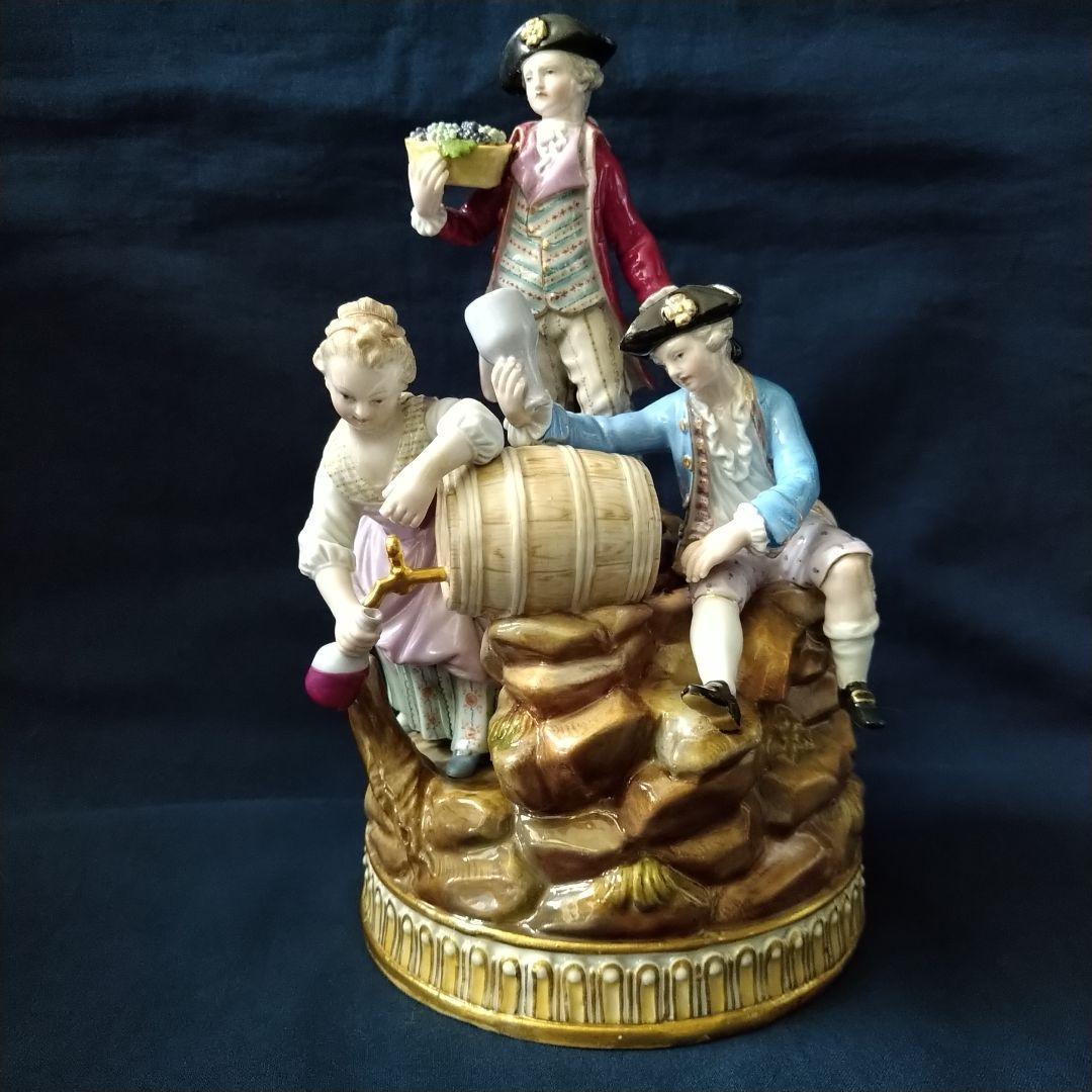 ✤1924年以前・マイセン(Meissen)フィギュリン✤『ワイナリー』