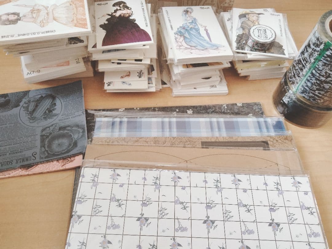 セール　ステッカー、oppテープ、デザインペーパー他　まとめ売り　①