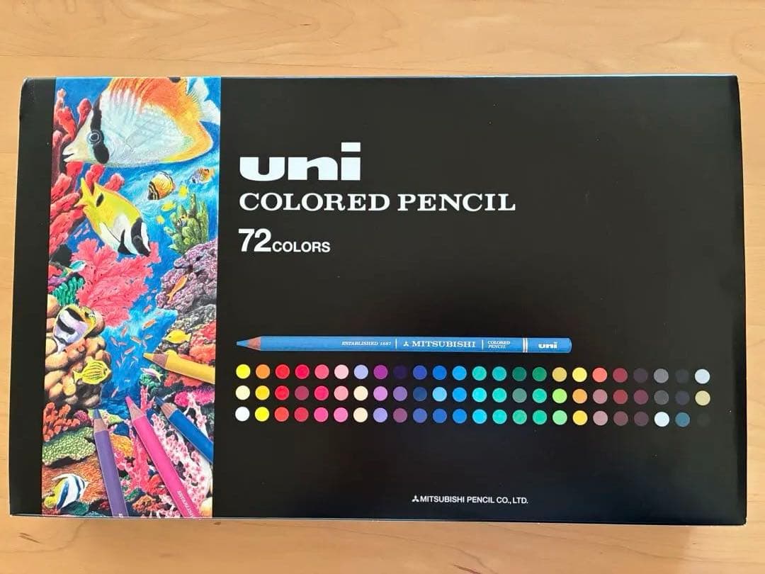 uni 色鉛筆 72色セット