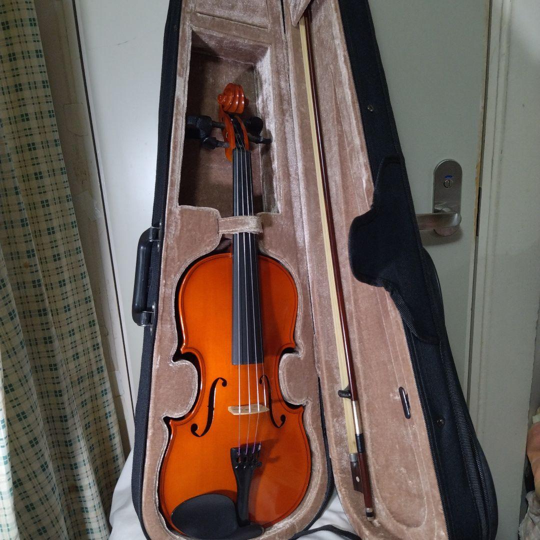 ♥大人用4/4♥ロマンツァバイオリン♥新品未使用品♥美品♥弓ケ―ス松脂調子笛付